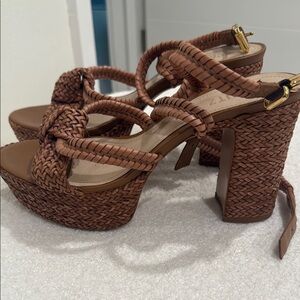 Schutz Women's Brown Strappy Sandals